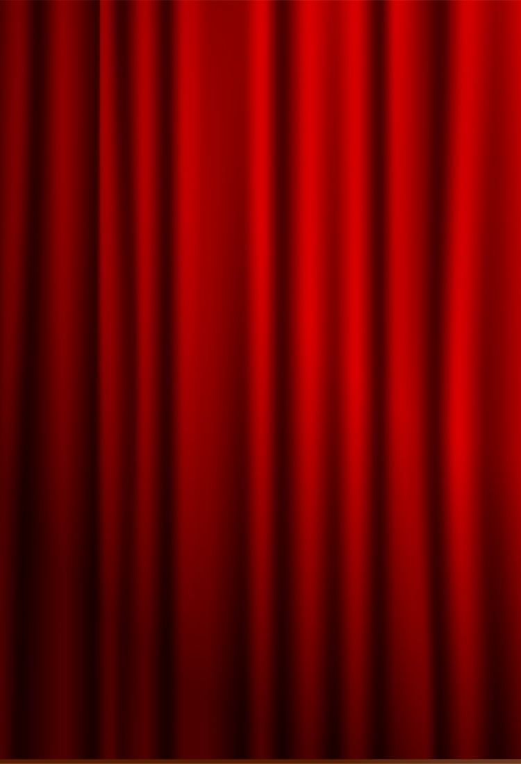 Curtain left